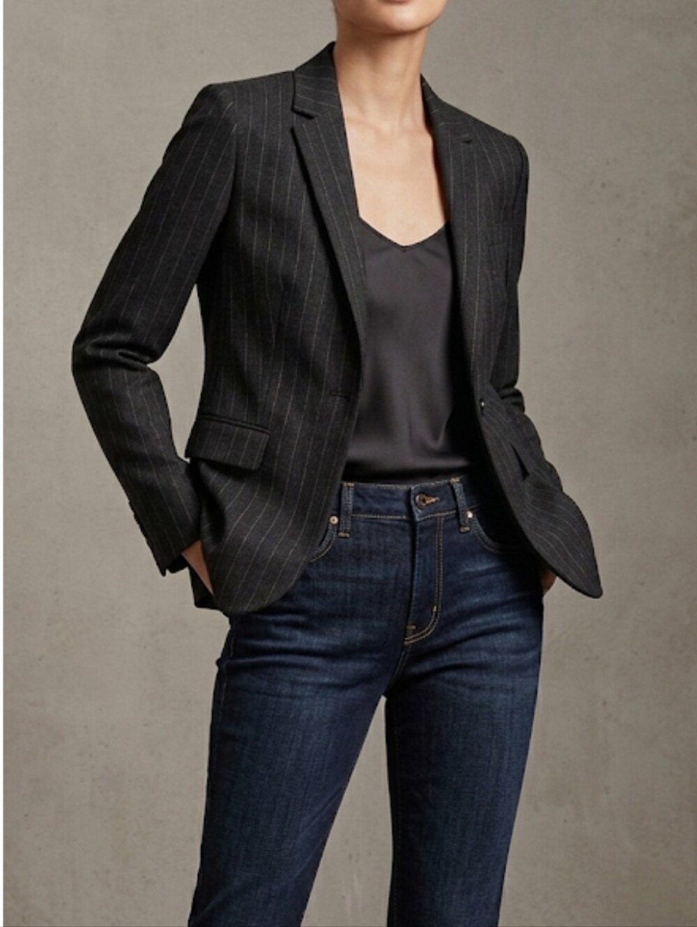 Banana Republic Pinstripe Blazer